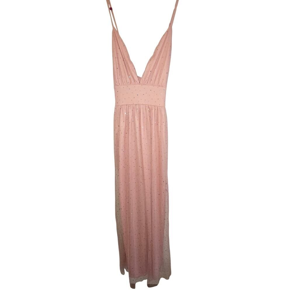 Pink Sparkley Maxi Dress